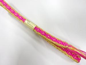 未使用品　正絹　手組帯締め